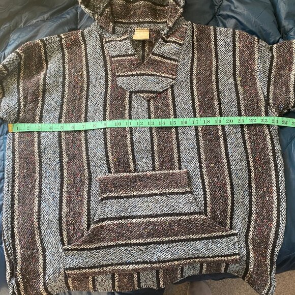 Vintage Baja San Felipe Blanket Hoodie. Like New - Picture 4 of 6
